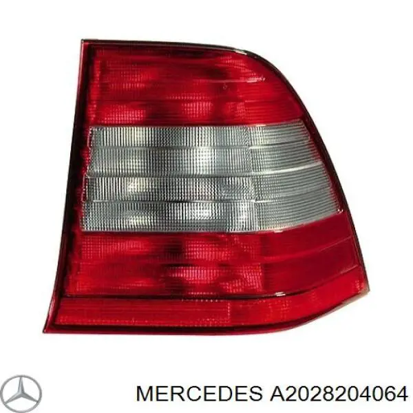 A2028204064 Mercedes Lanterna traseira direita