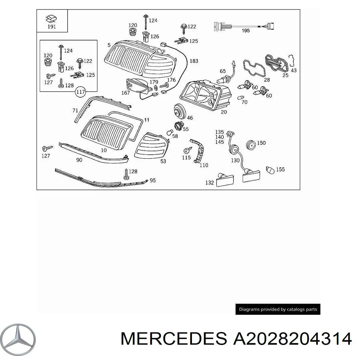 A2028204314 Mercedes 