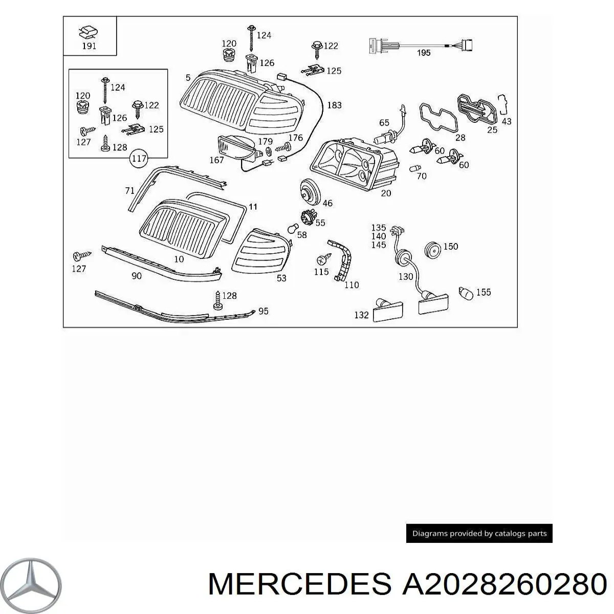 A2028260280 Mercedes 