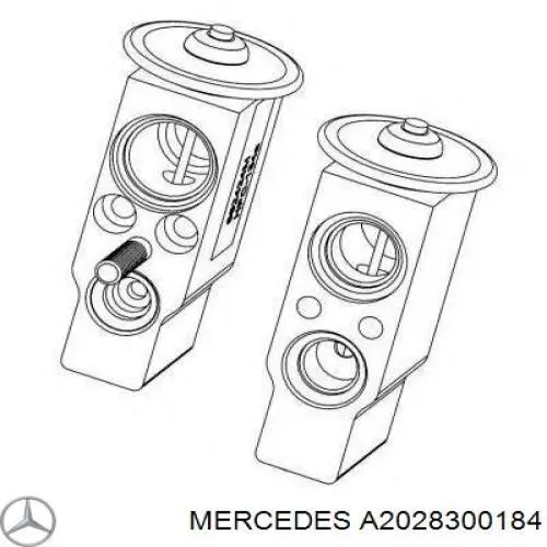 Válvula TRV de aparelho de ar condicionado Mercedes A2028300184 preço, a partir de 37,46 USD