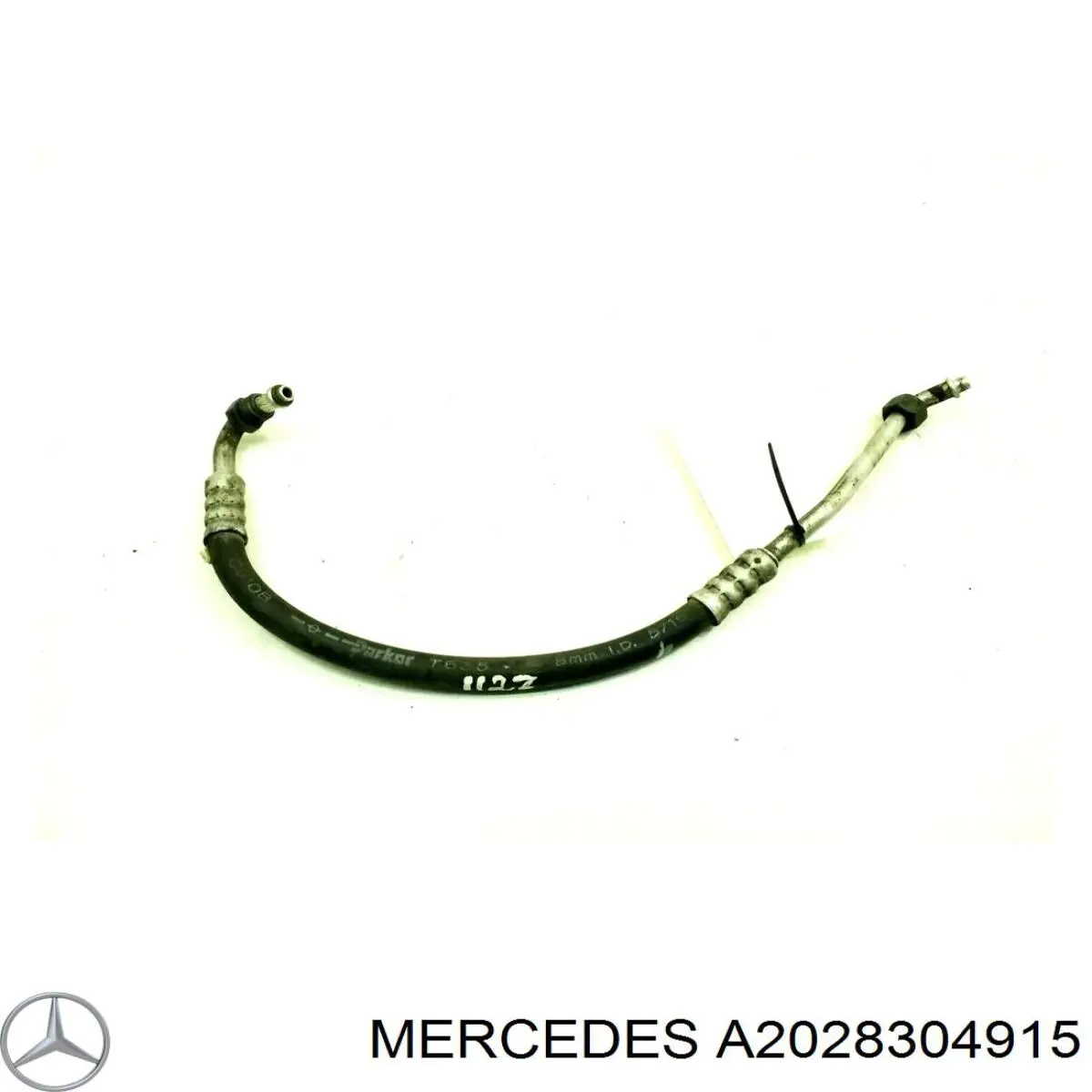A2028304915 Mercedes Mangueira de aparelho de ar condicionado, desde o radiador até o secador