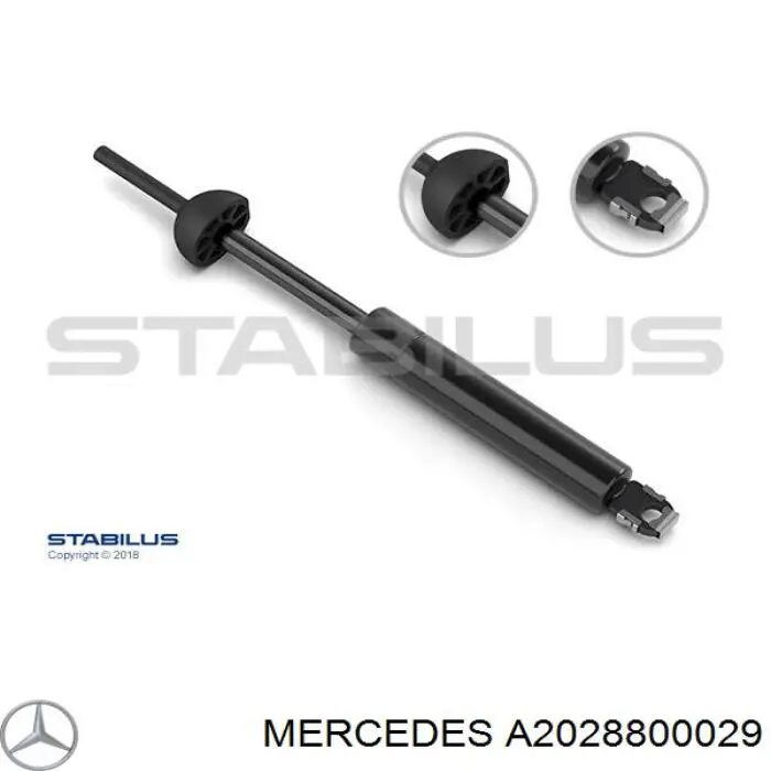 Amortecedor da capota Mercedes A2028800029 preço, a partir de 9,24 USD