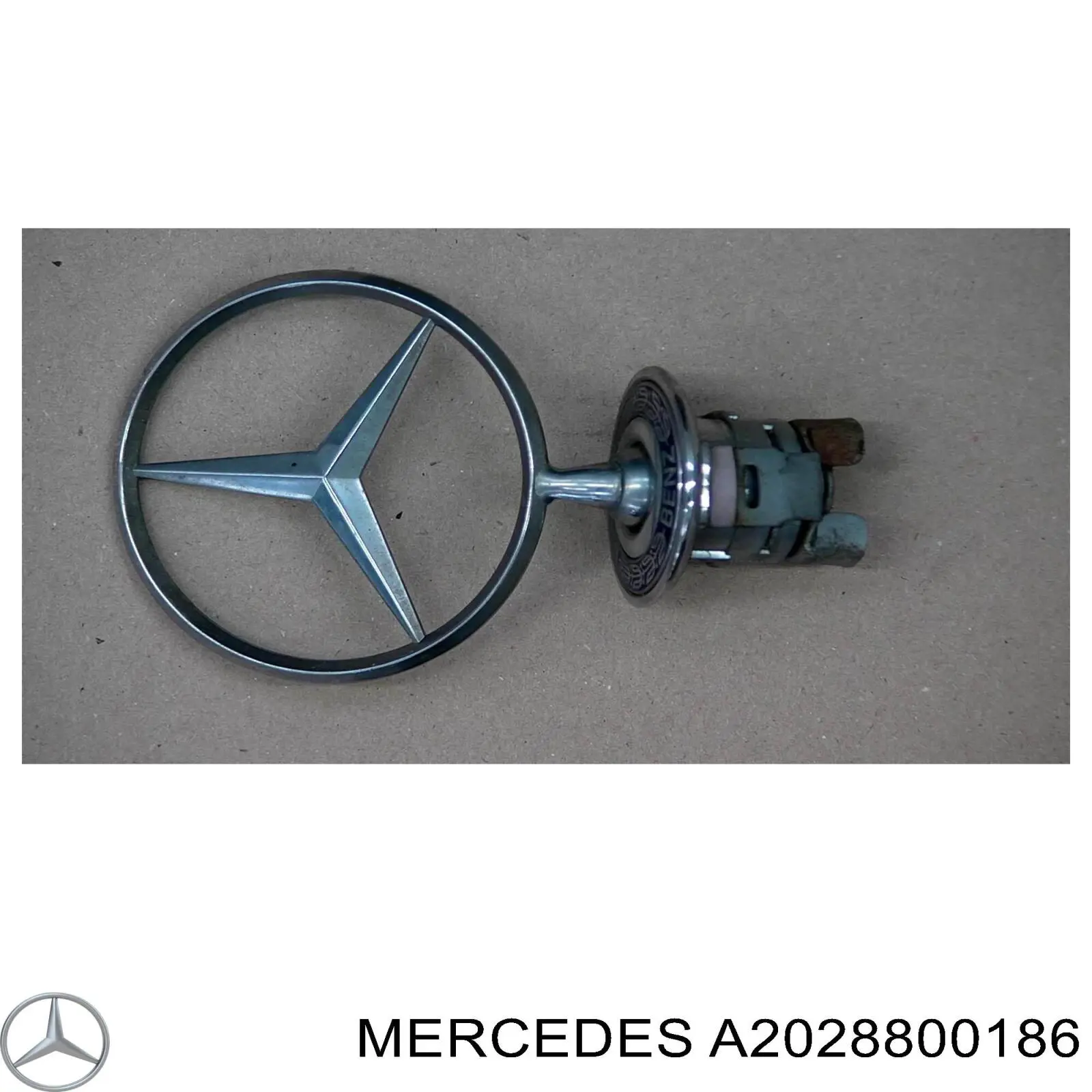 A2028800186 Mercedes Emblema da capota