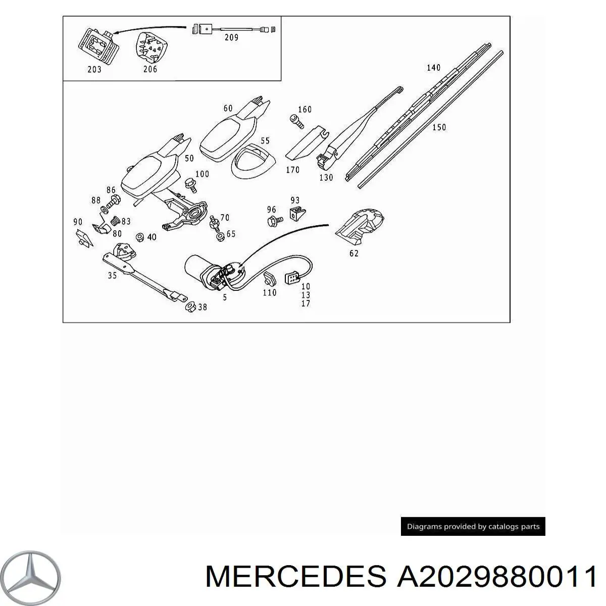  Mercedes A2029880011 preço, a partir de 27,24 USD