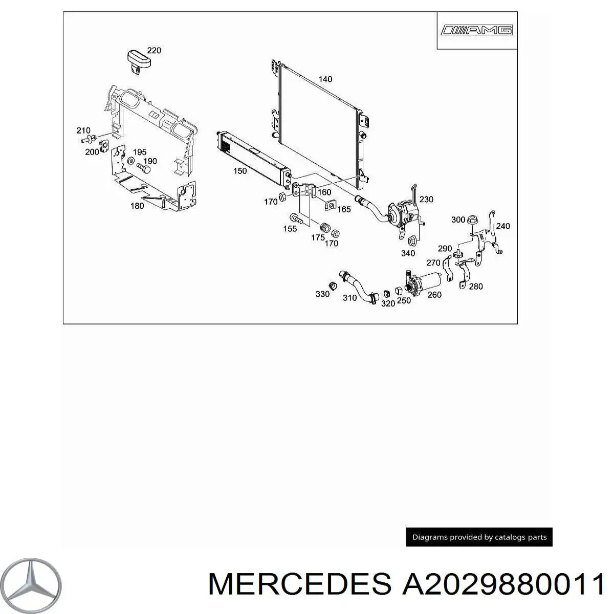 Compre A2029880011 Mercedes 