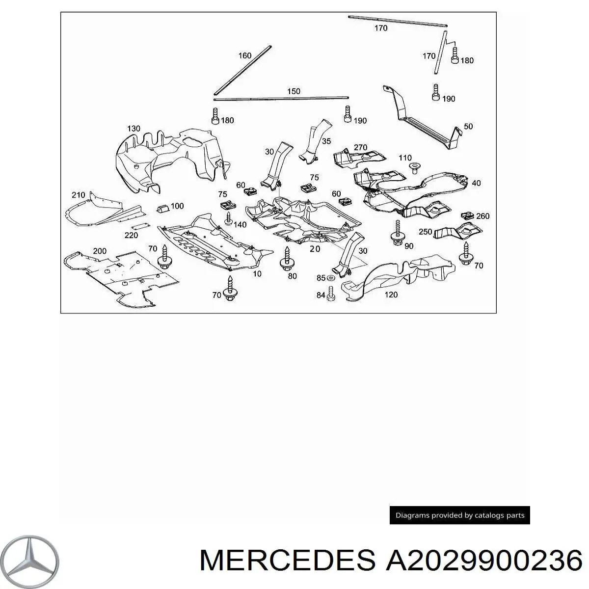  Mercedes A2029900236 preço, a partir de 2,15 USD
