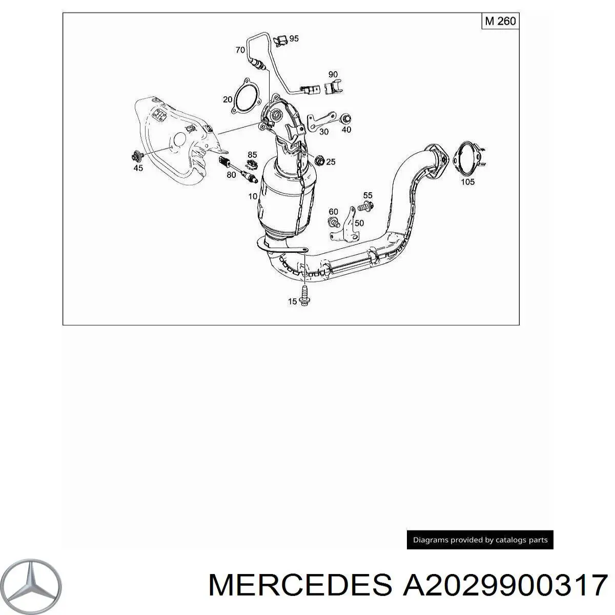  Mercedes A2029900317 preço, a partir de 4,97 USD
