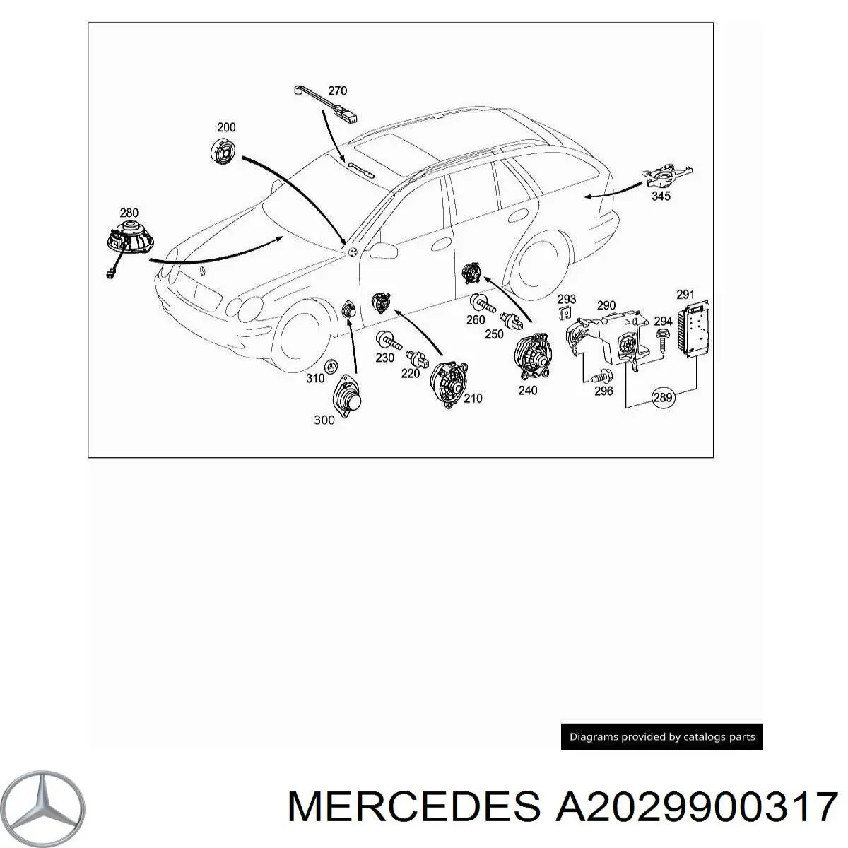 Compre A2029900317 Mercedes 