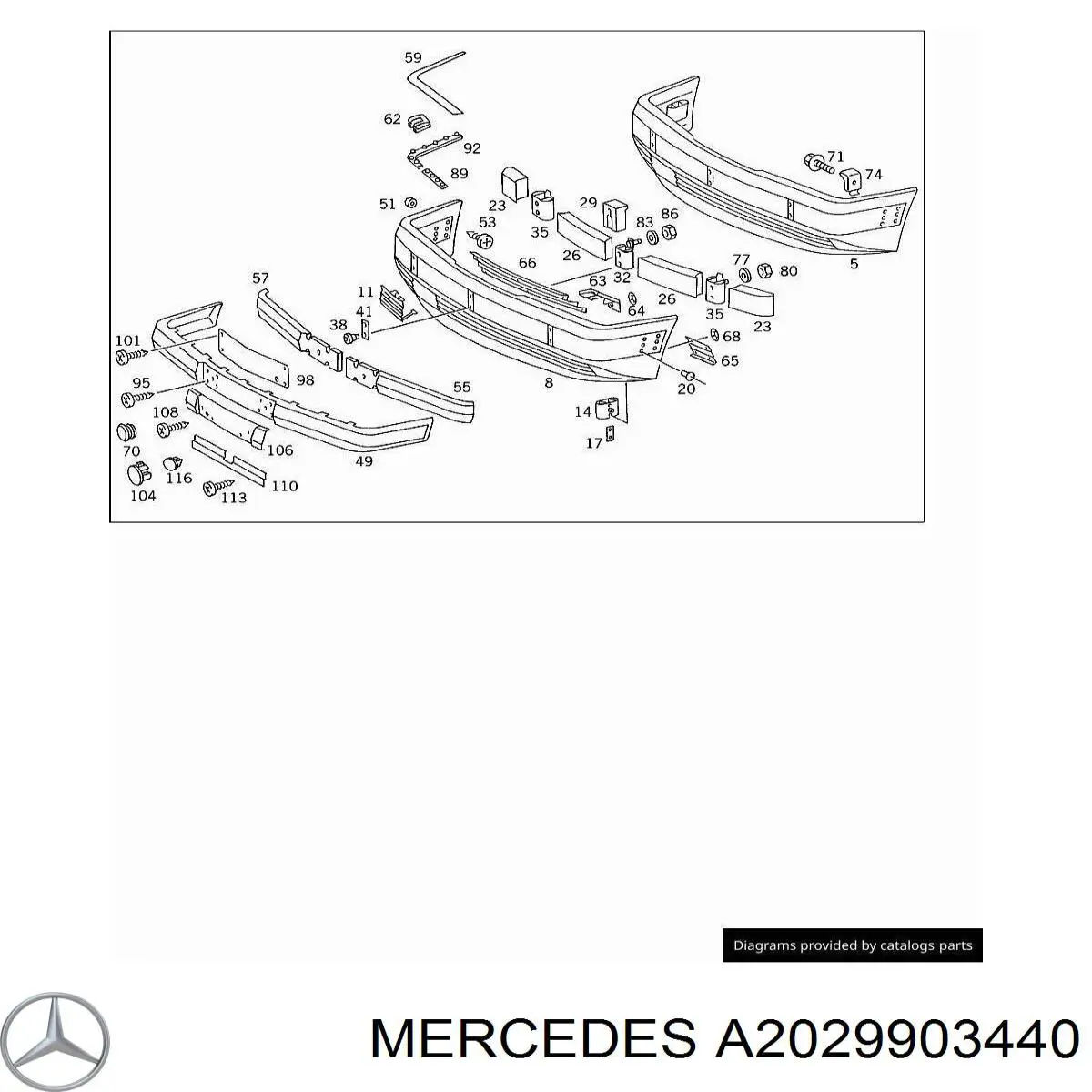 A2029903440 Mercedes 