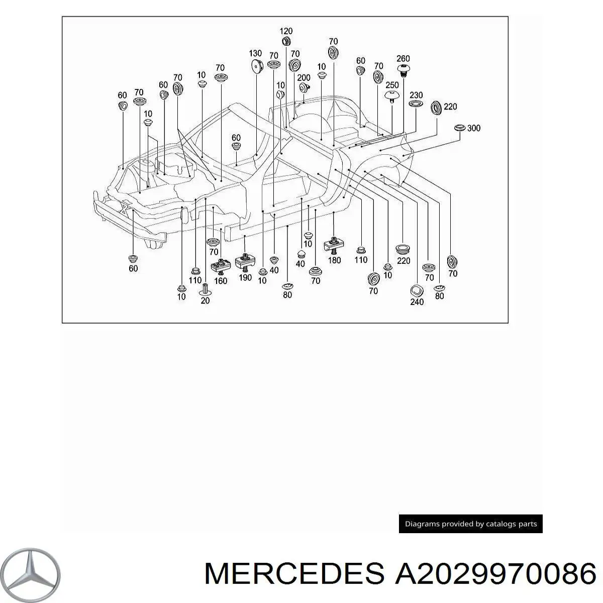  Mercedes A2029970086 preço, a partir de 5,43 USD
