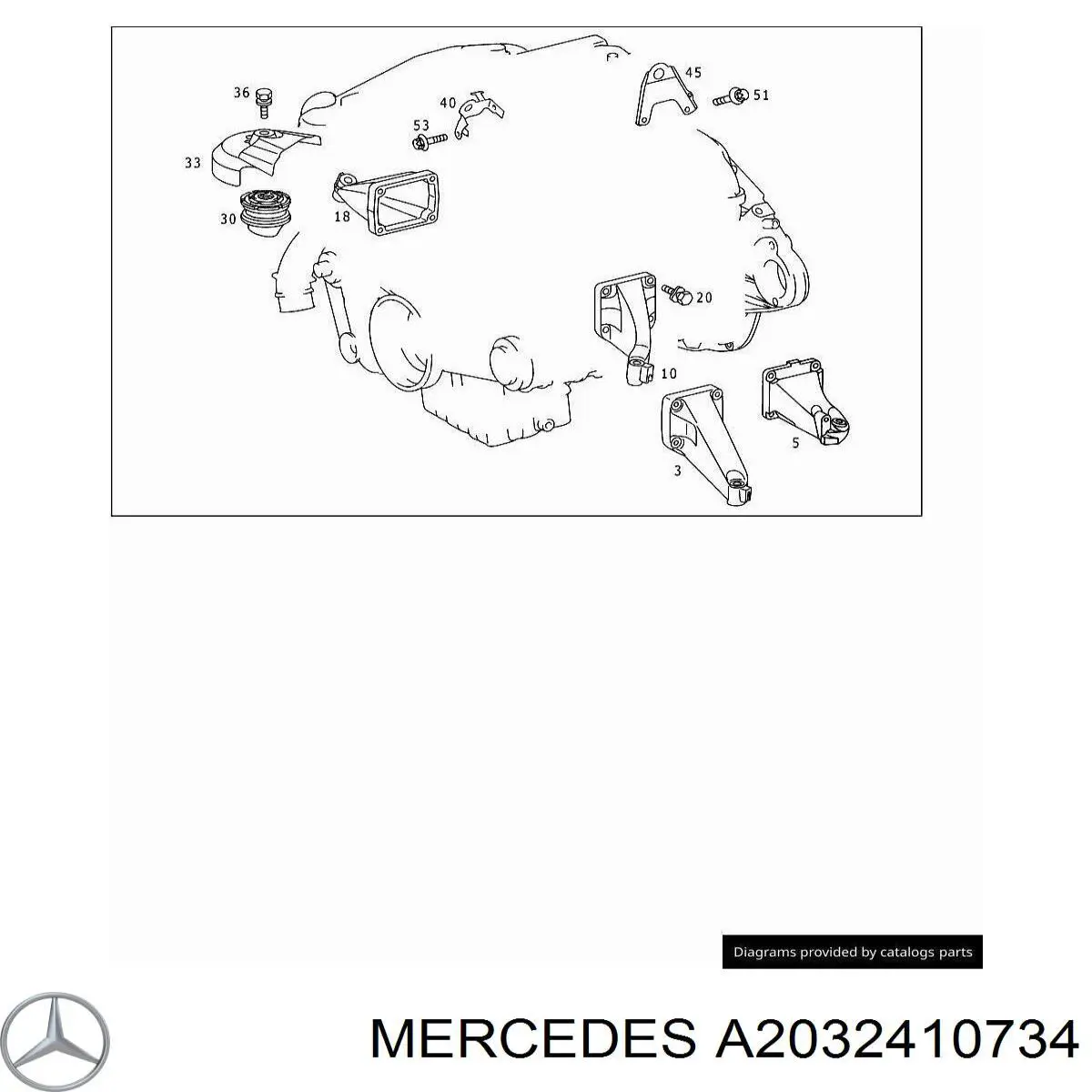  Mercedes A2032410734 preço, a partir de 23,47 USD