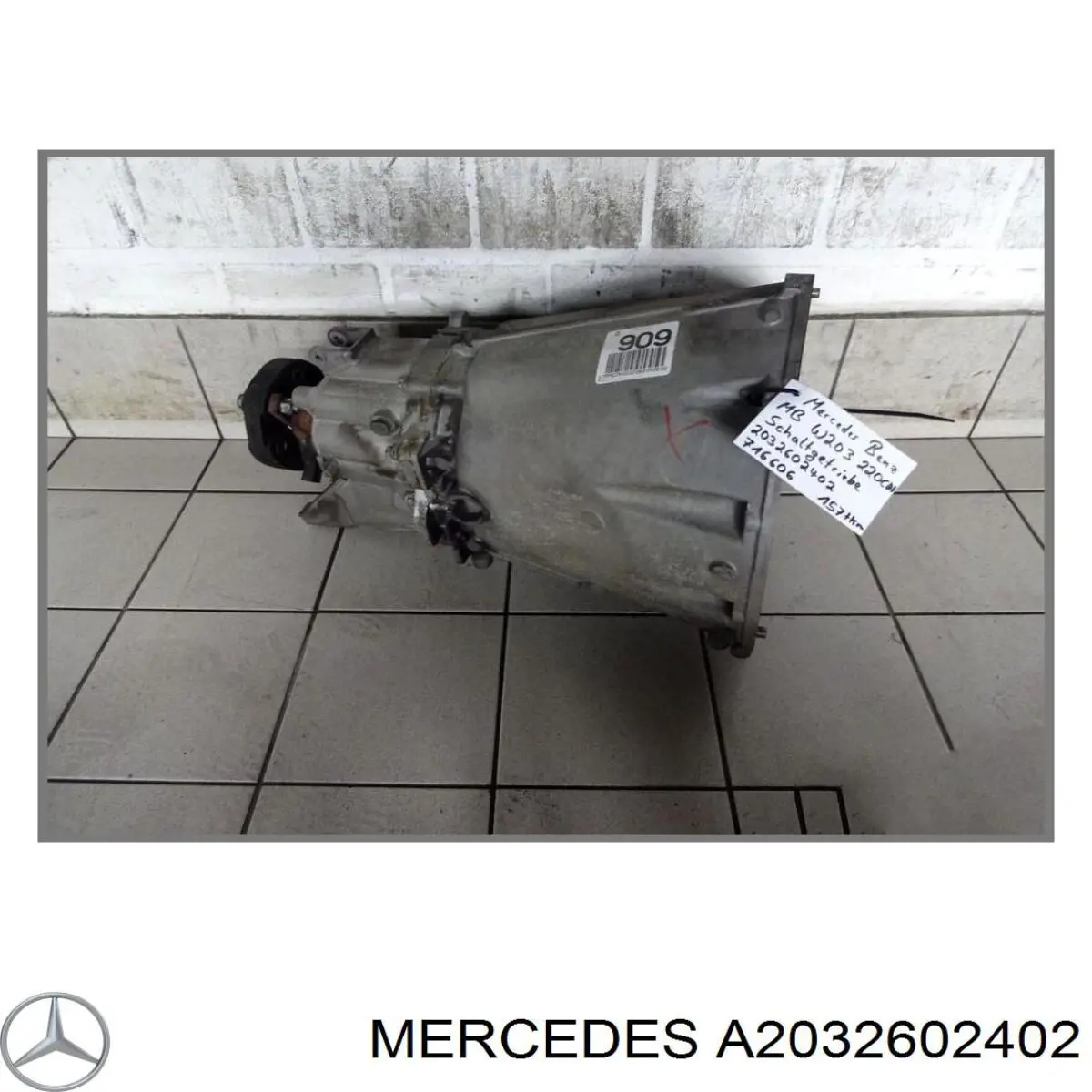 A2032602402 Mercedes Caixa de Mudança montada (caixa mecânica de velocidades)