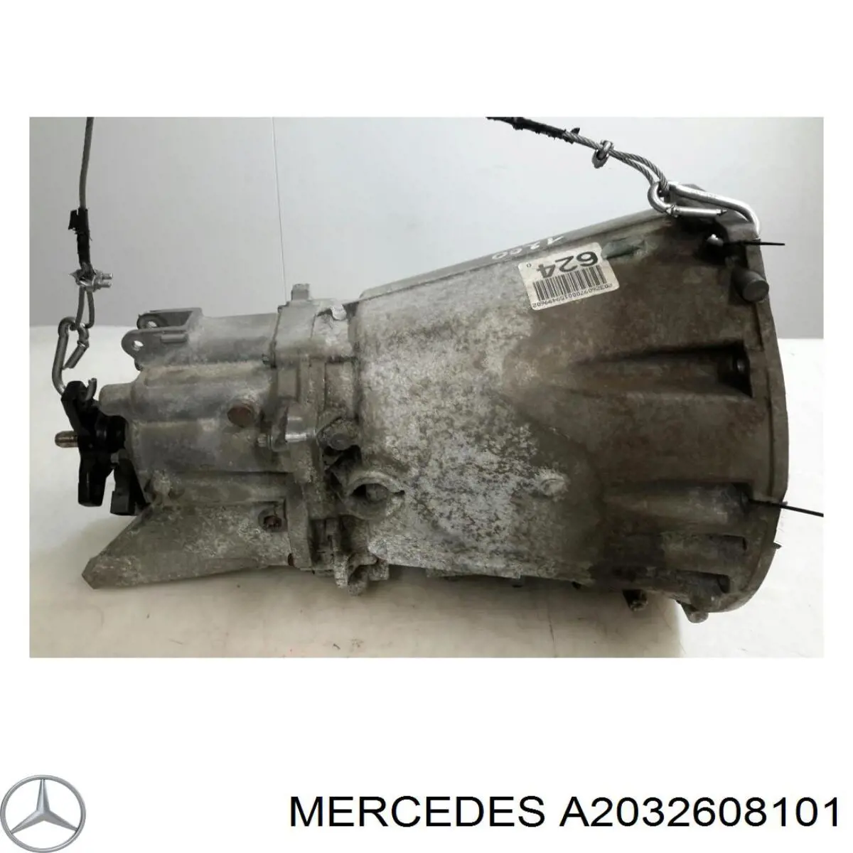 A2032608101 Mercedes Caixa de Mudança montada (caixa mecânica de velocidades)