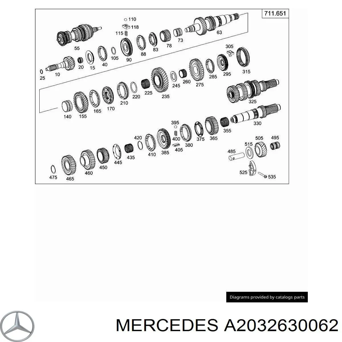 A2032630062 Mercedes 