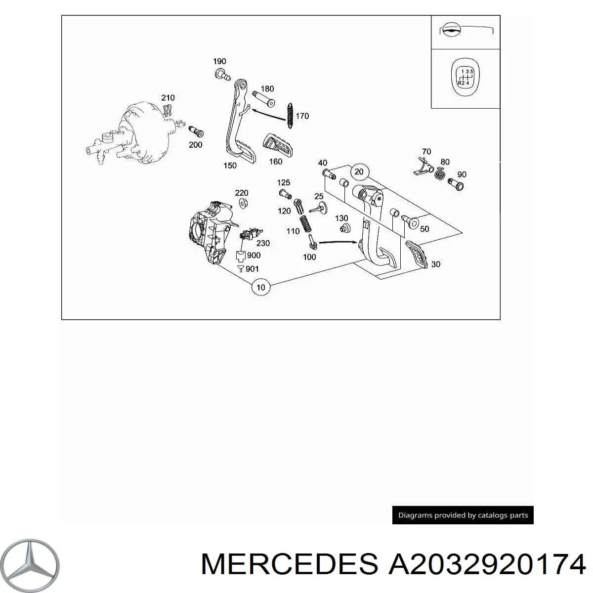 A2032920174 Mercedes 