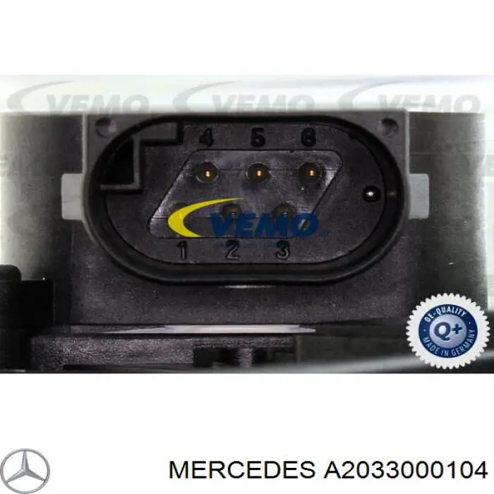 A2033000104 Mercedes Pedal de gás (de acelerador)