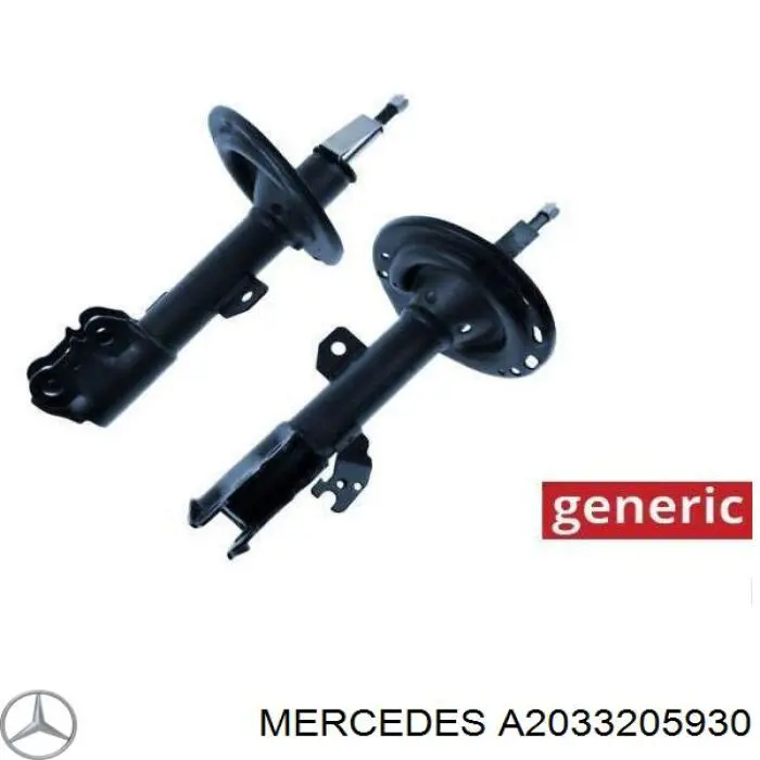 Compre 2033205730 Mercedes Amortecedor traseiro esquerdo