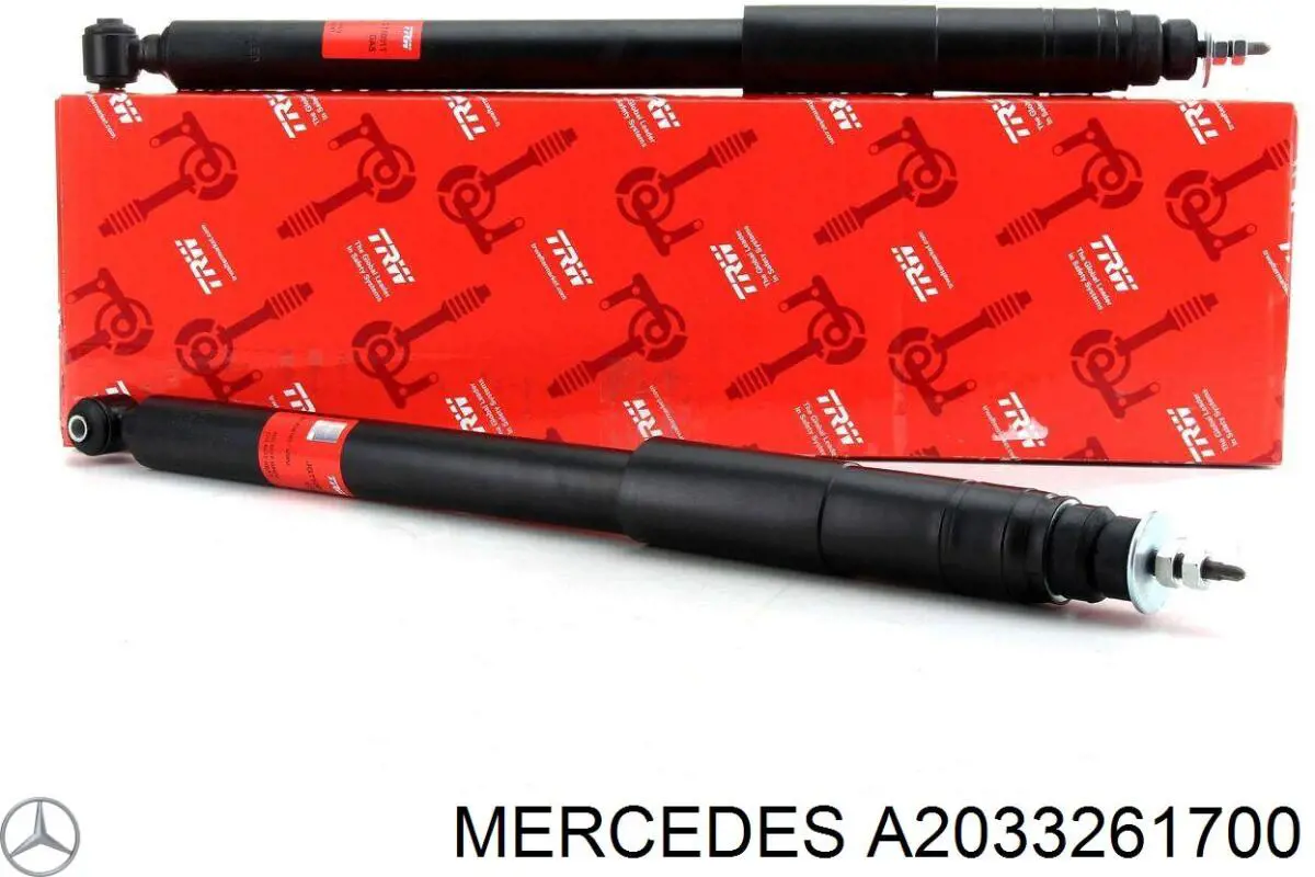 Amortecedor traseiro Mercedes A2033261700 preço, a partir de 39,16 USD