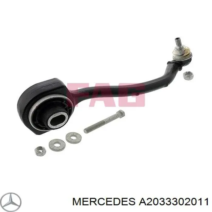 A2033302011 Mercedes Braço oscilante inferior direito de suspensão dianteira