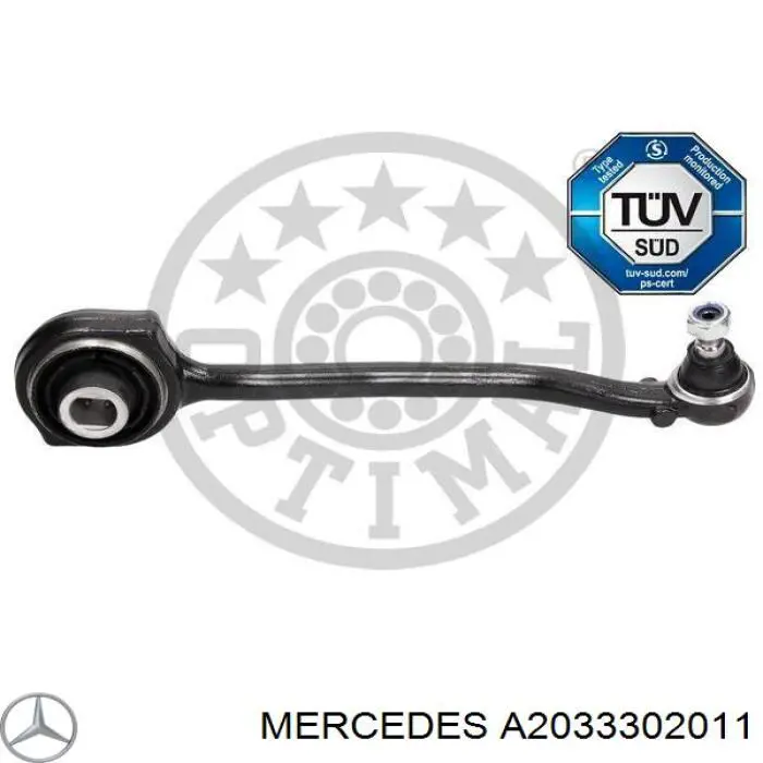 Braço oscilante inferior direito de suspensão dianteira Mercedes A2033302011 preço, a partir de 63,38 USD