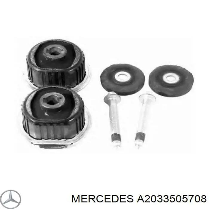 A2033503308 Mercedes Viga de suspensão traseira (plataforma veicular)
