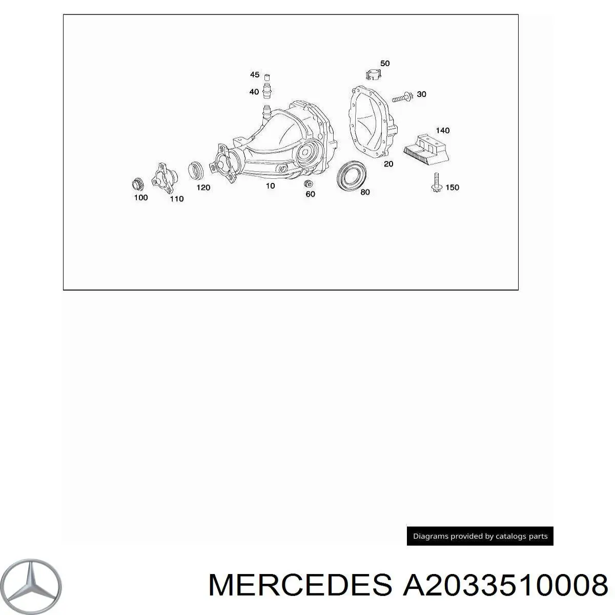  Mercedes A2033510008 preço, a partir de 192,39 USD