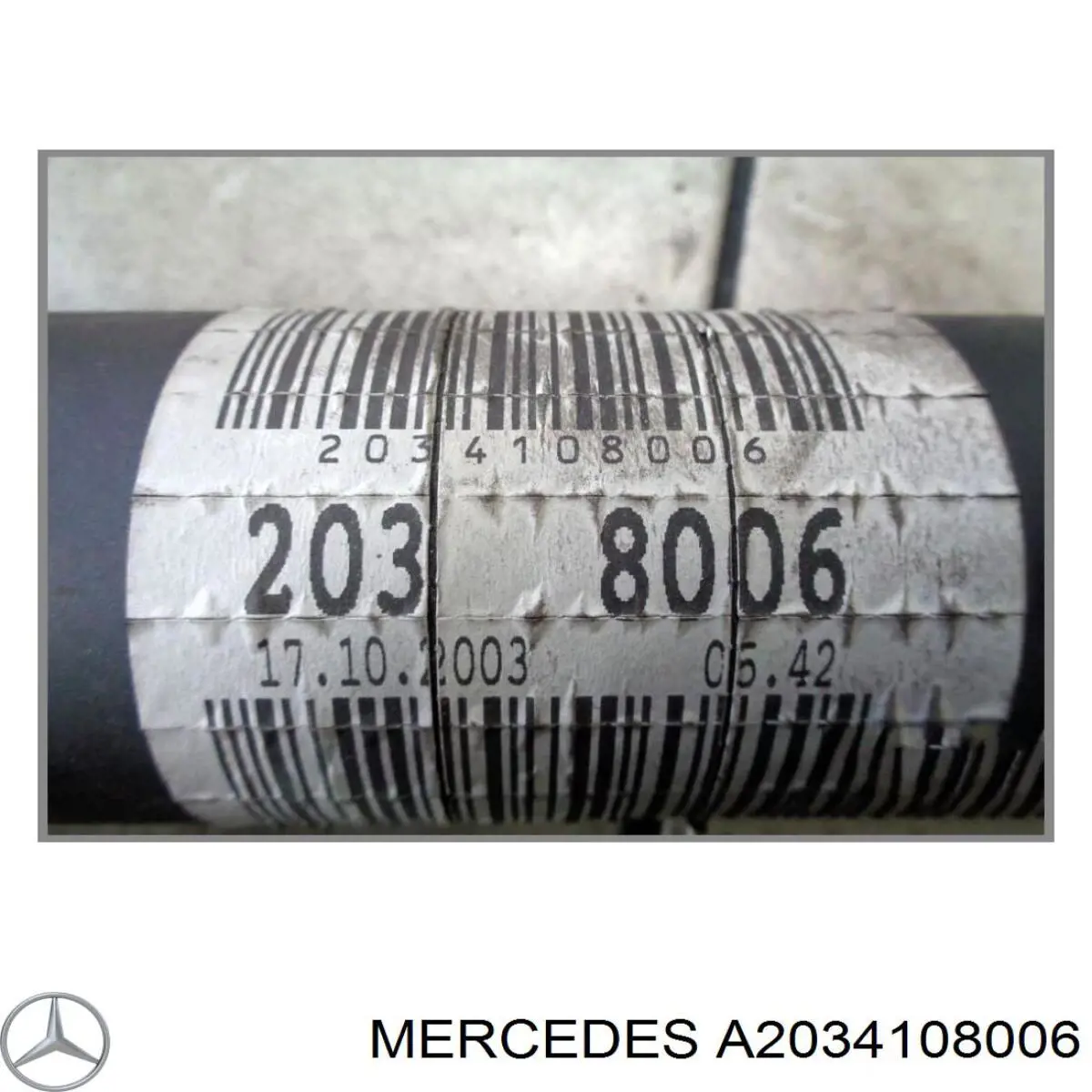 A2034108006 Mercedes Junta universal traseira montada