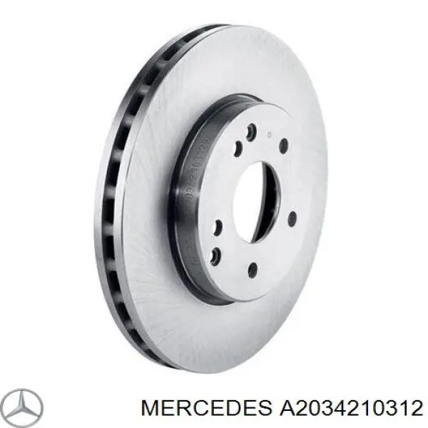 Disco do freio dianteiro Mercedes A2034210312 preço, a partir de 40,12 USD