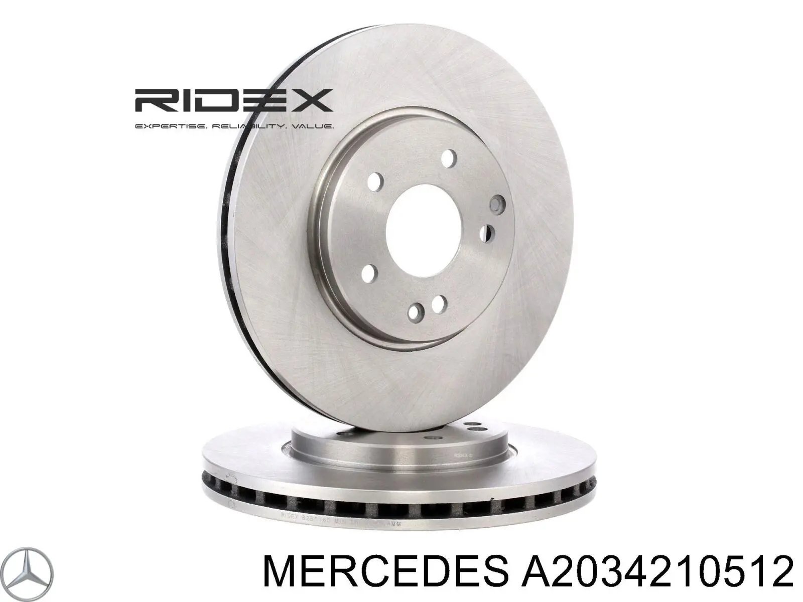 Disco do freio dianteiro Mercedes A2034210512 preço, a partir de 57,72 USD