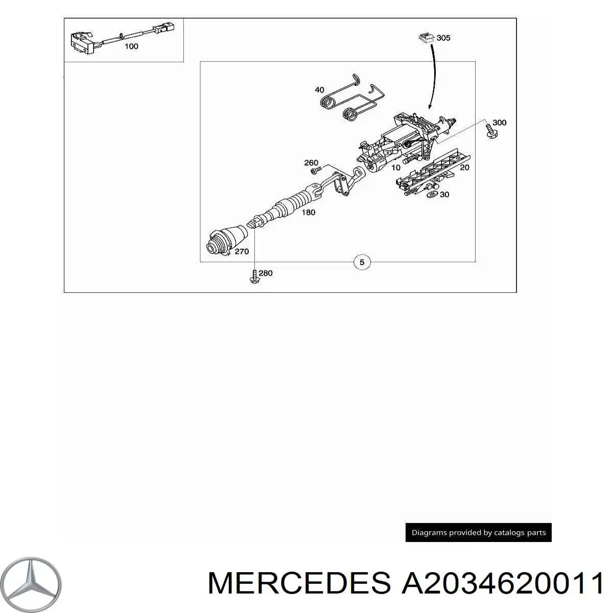  Mercedes A2034620011 preço, a partir de 22,34 USD