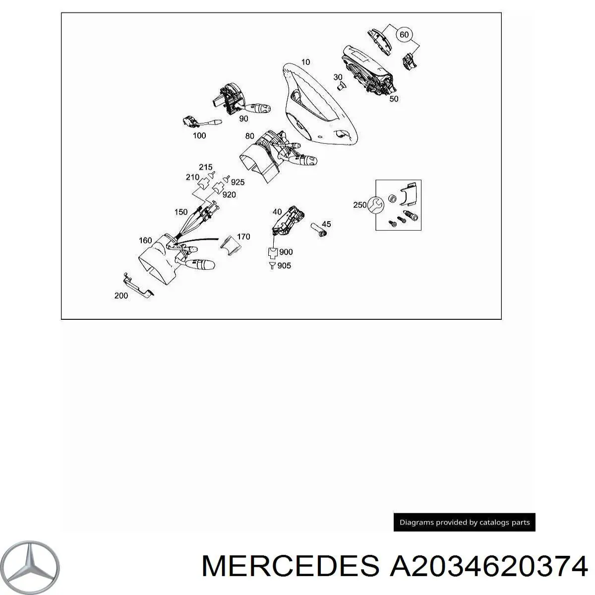 A2034620374 Mercedes 