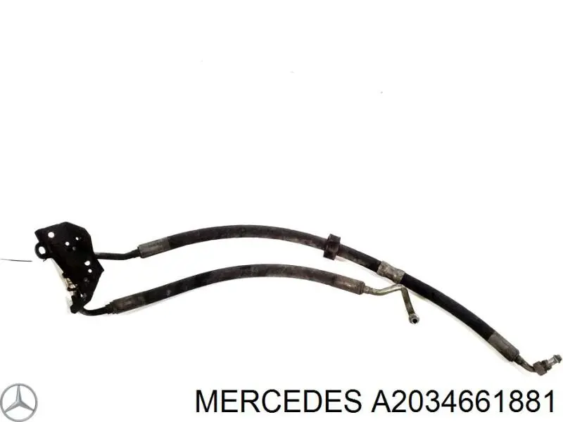 Mangueira da Direção hidrâulica assistida de pressão alta desde a bomba até a régua (do mecanismo) Mercedes A2034661881 preço, a partir de 104,52 USD
