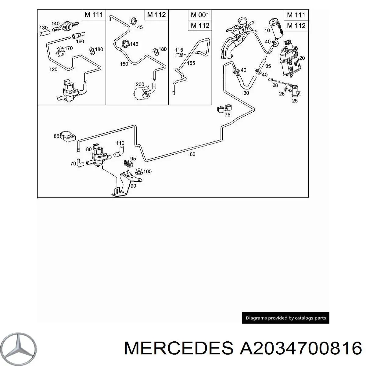A2034700716 Mercedes 
