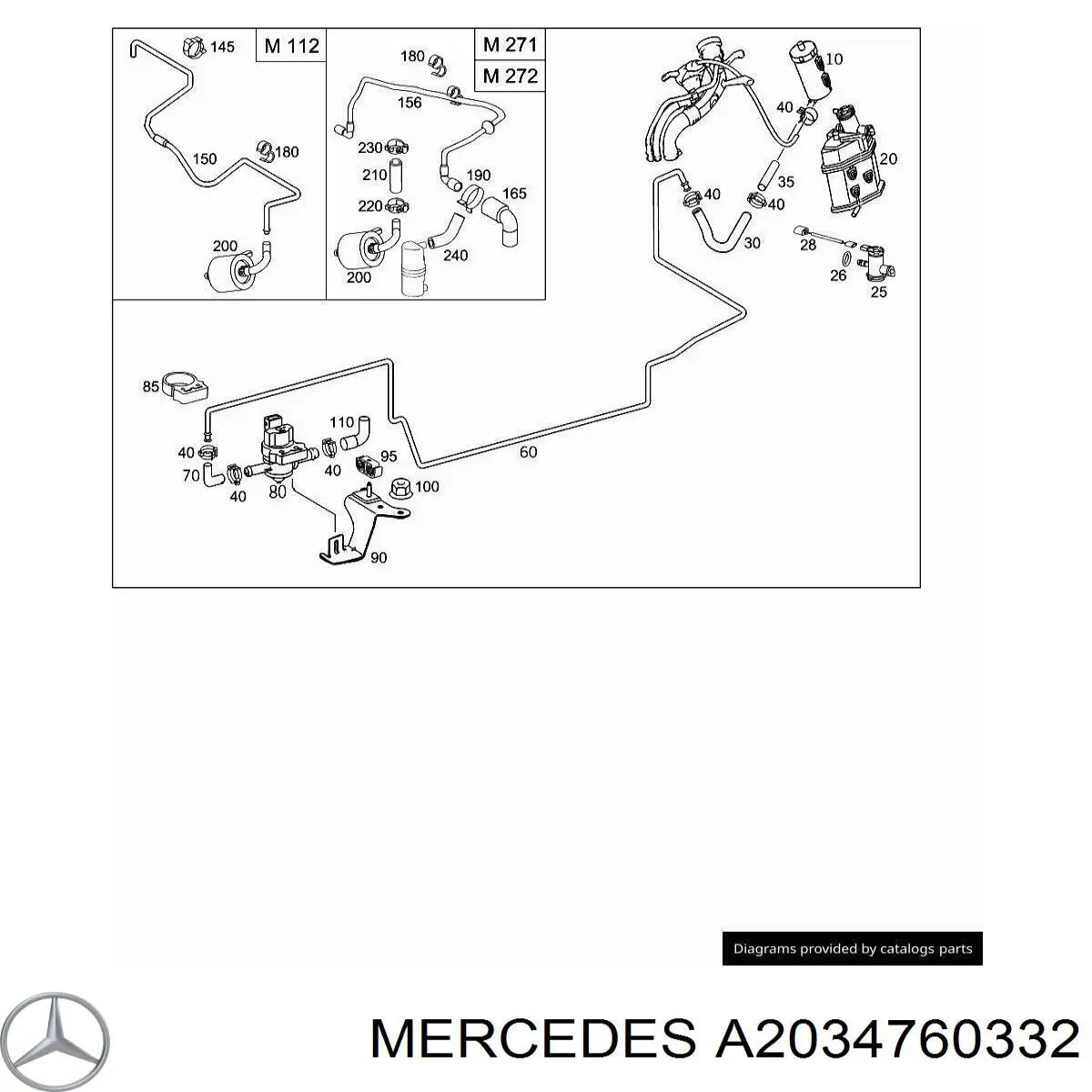  Mercedes A2034760332 preço, a partir de 19,95 USD