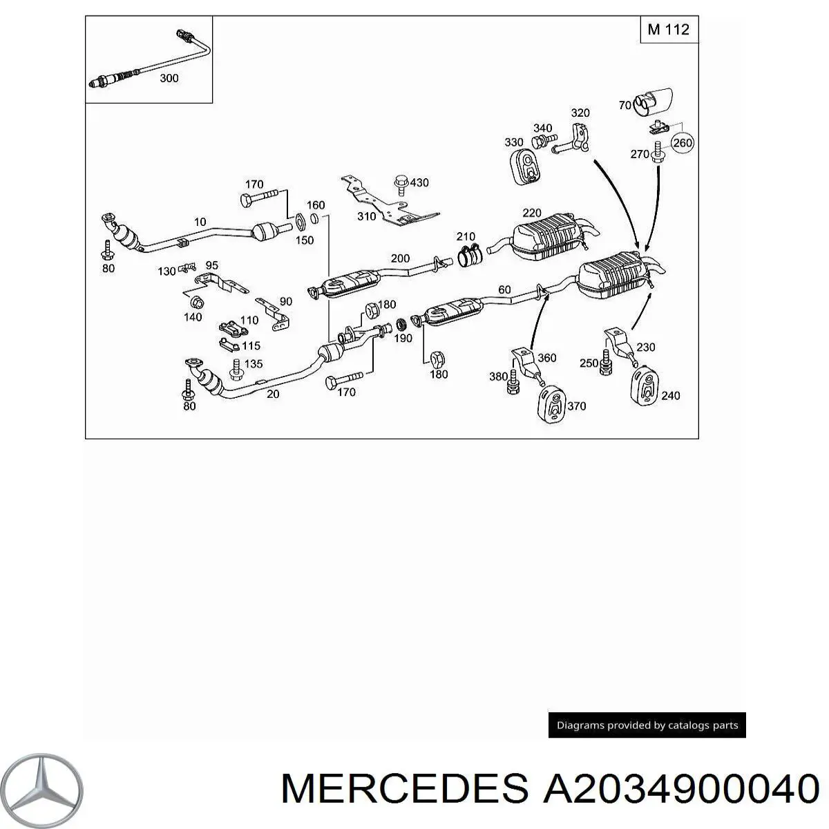  Mercedes A2034900040 preço, a partir de 35,24 USD