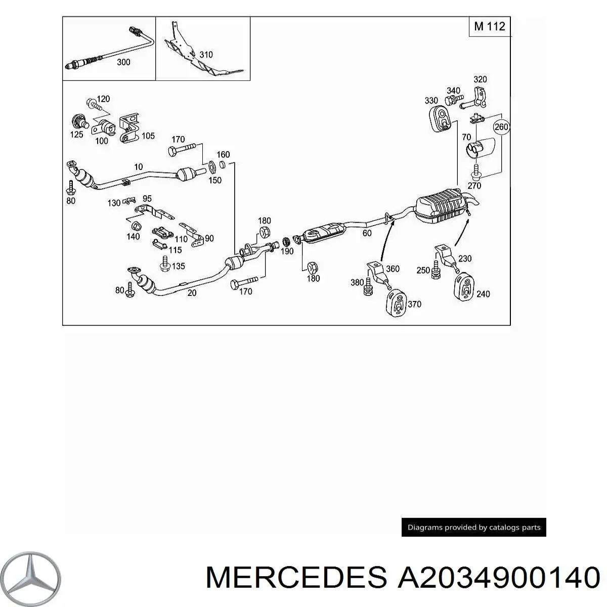 Compre A2034900140 Mercedes 