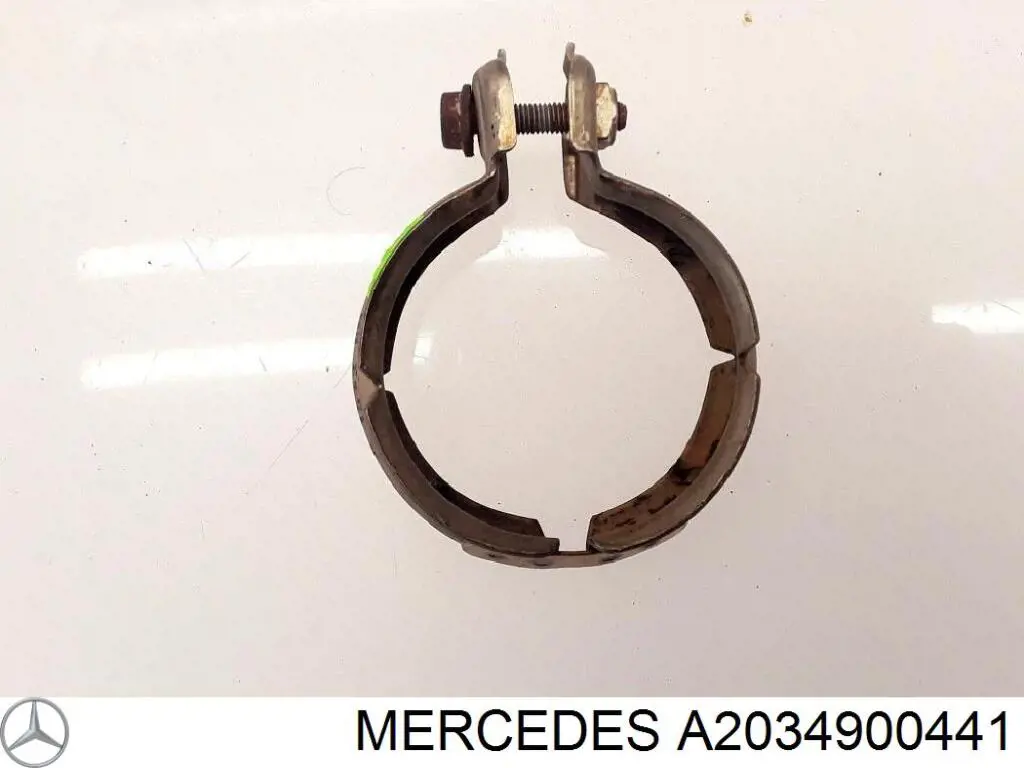 A2034900441 Mercedes Braçadeira de silenciador dianteira