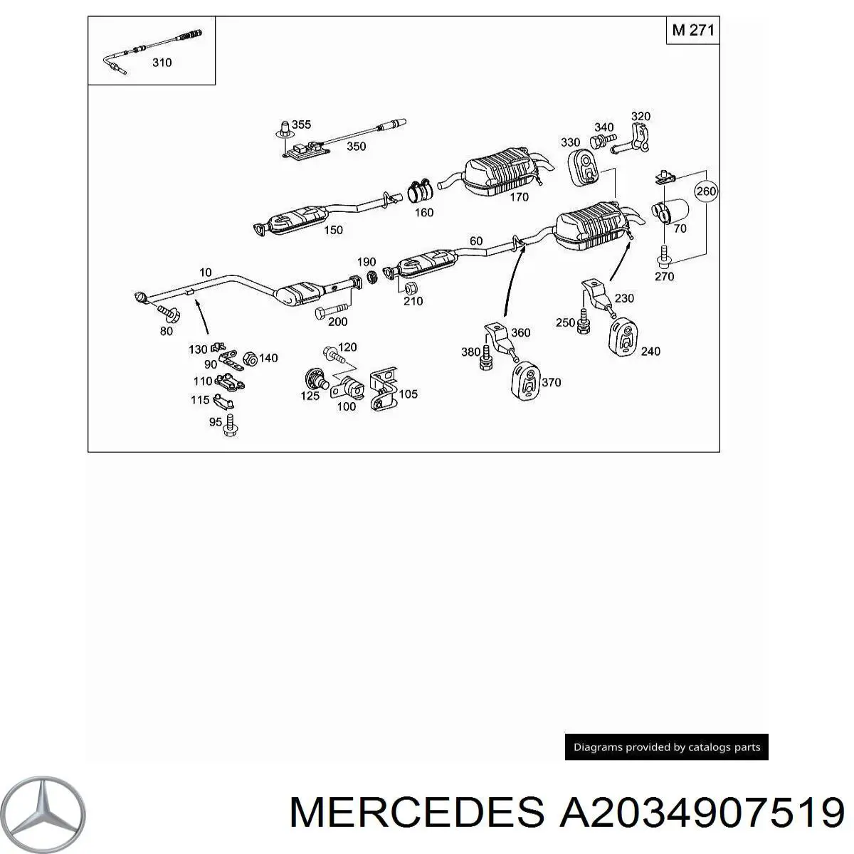 A2034907519 Mercedes 