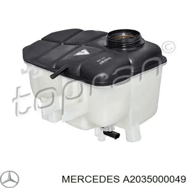 Tanque de expansão do sistema de esfriamento Mercedes A2035000049 preço, a partir de 49,07 USD