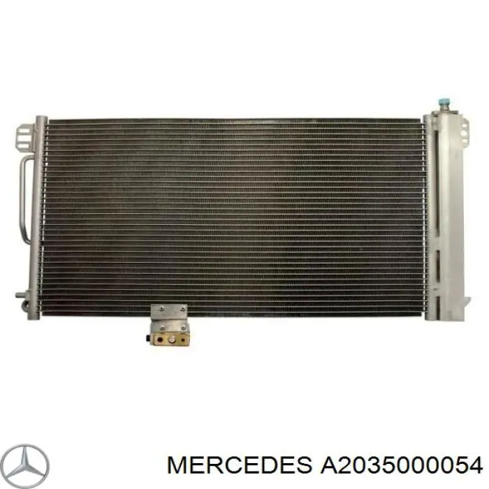 Radiador de aparelho de ar condicionado Mercedes A2035000054 preço, a partir de 80,02 USD