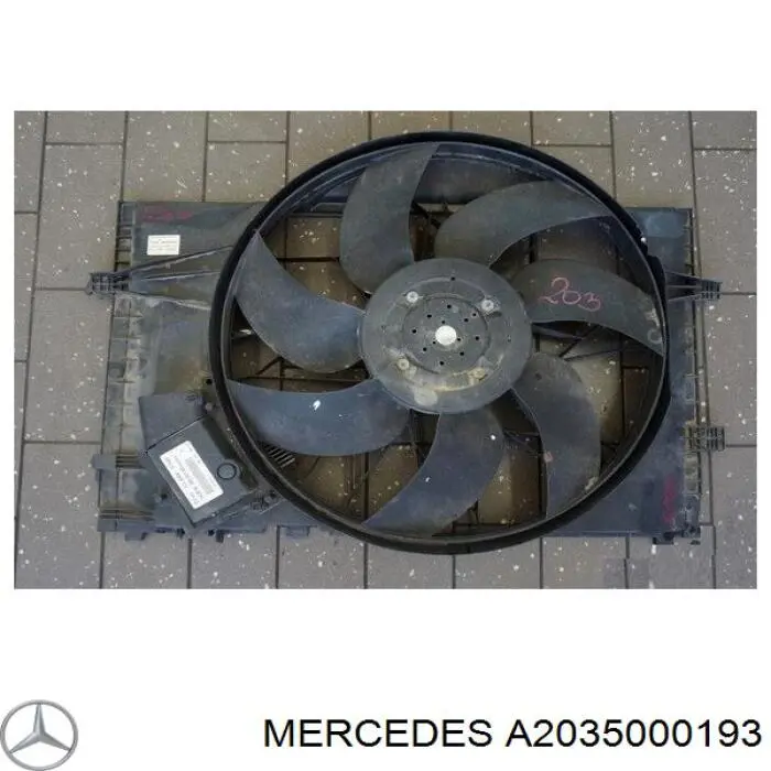 Difusor do radiador de esfriamento, montado com motor e roda de aletas Mercedes A2035000193 preço, a partir de 141,31 USD