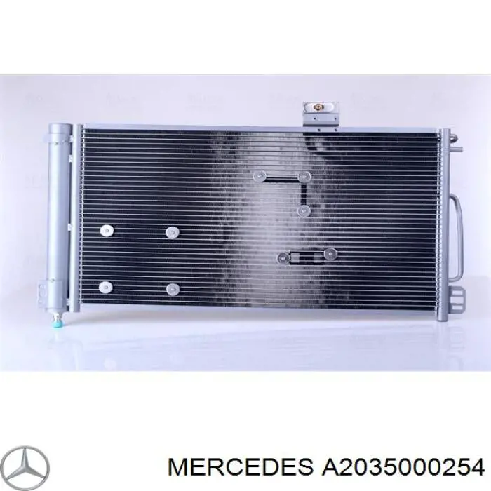 Radiador de aparelho de ar condicionado Mercedes A2035000254 preço, a partir de 78,32 USD