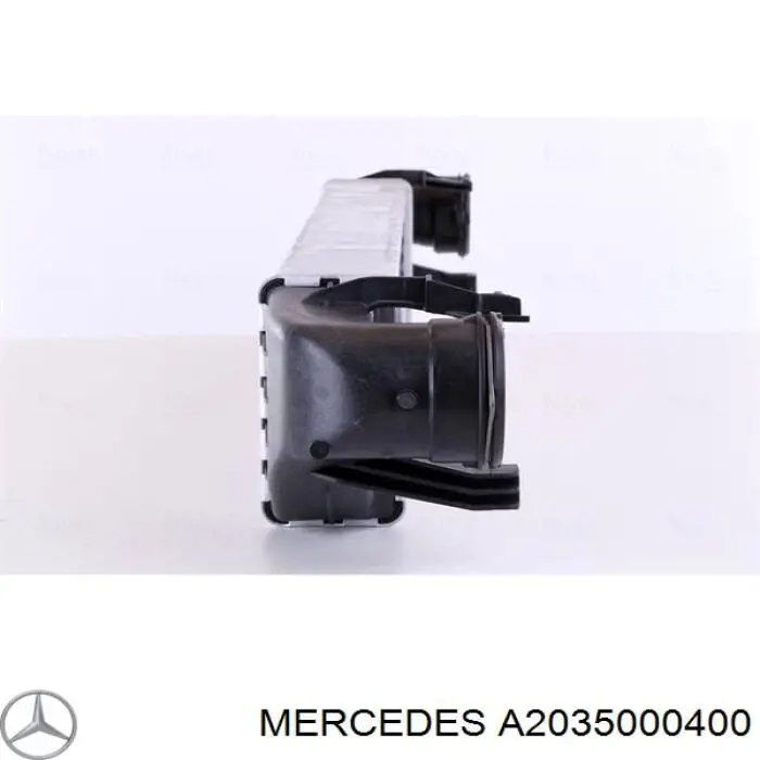 A2035000400 Mercedes Radiador de intercooler
