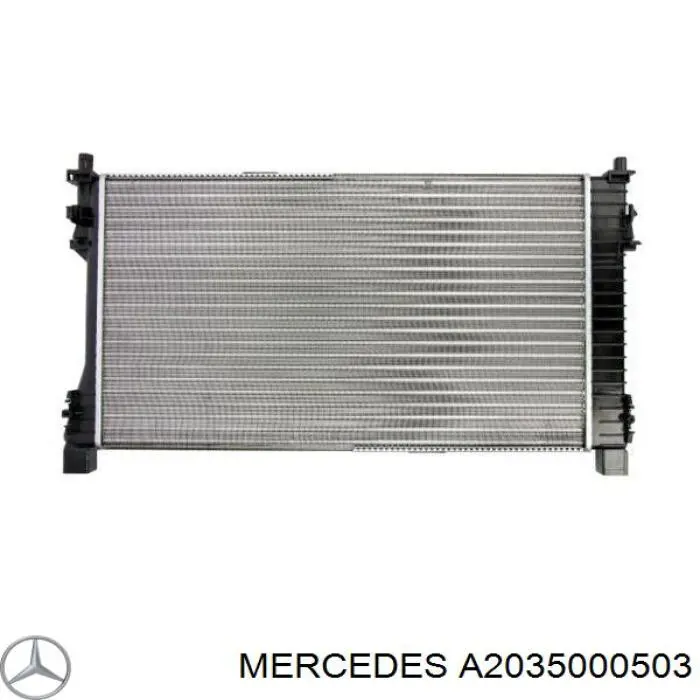 Compre A2035000503 Mercedes Radiador de esfriamento de motor
