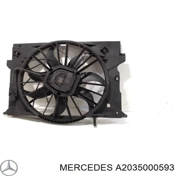 Ventilador elétrico de esfriamento montado (motor + roda de aletas) Mercedes A2035000593 preço, a partir de 271,23 USD