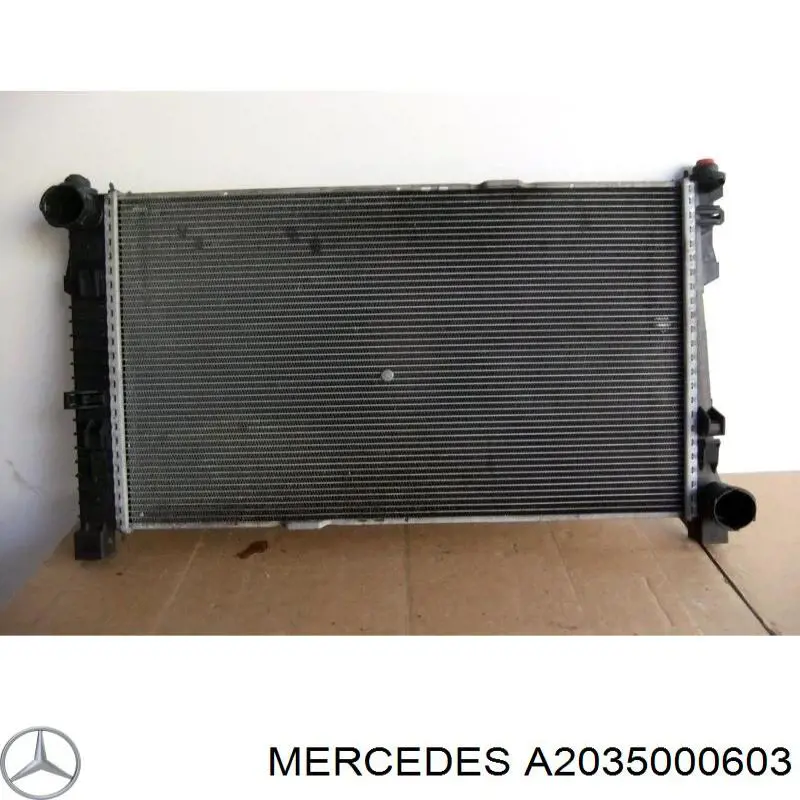Radiador de esfriamento de motor Mercedes A2035000603 preço, a partir de 103,86 USD