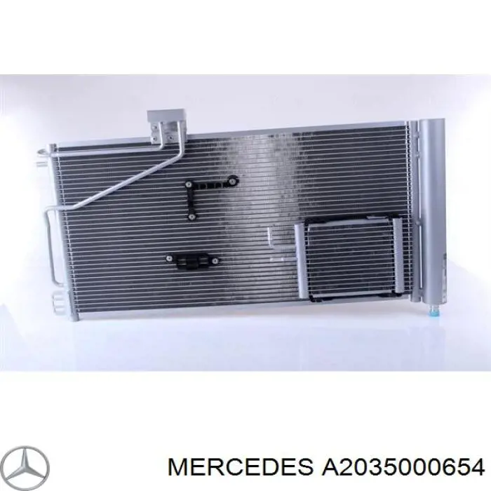 Compre A2035000654 Mercedes Radiador de aparelho de ar condicionado
