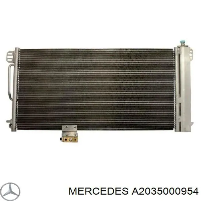 Radiador de aparelho de ar condicionado Mercedes A2035000954 preço, a partir de 78,32 USD