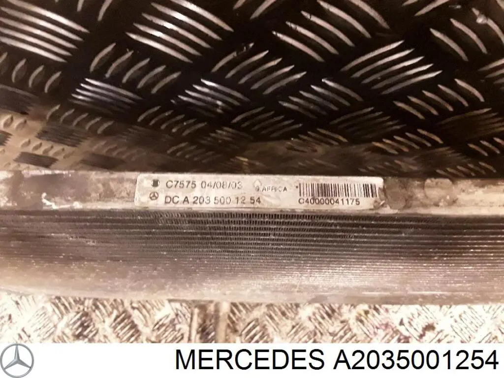 Radiador de aparelho de ar condicionado Mercedes A2035001254 preço, a partir de 103,28 USD