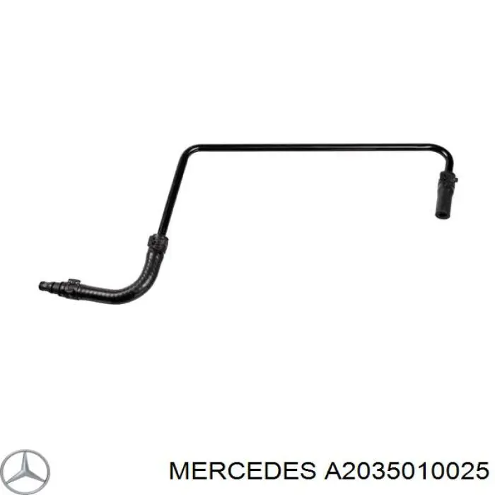 A2035010025 Mercedes Mangueira superior do tanque de expansão